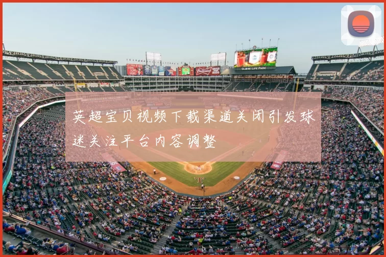 英超宝贝视频下载渠道关闭引发球迷关注平台内容调整