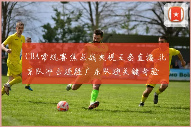 CBA常规赛焦点战央视五套直播 北京队冲击连胜广东队迎关键考验